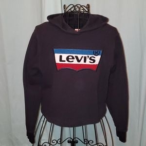 Girls Large Levi's Cropped Hoodie
